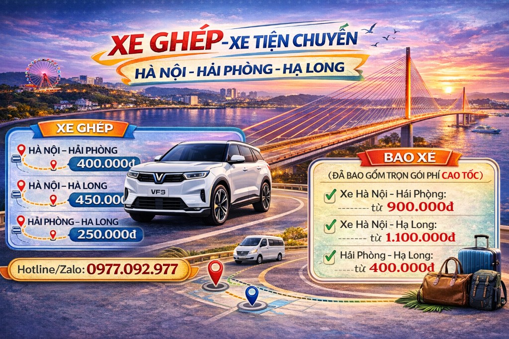 Logo xe ghép xe tiện chuyến